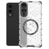 Husa compatibil cu Samsung Galaxy S25 Edge cu protectie spate si margini anti-soc; Transparent &ndash; Model Fagure