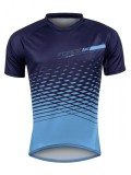 Tricou maneca scurta Force MTB Angle, albastru, XS Ultimate FactoryBikes