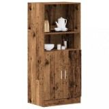Gossi dulap de bucatarie, lemn vechi, 57x41,5x131,5 cm lemn prelucrat
