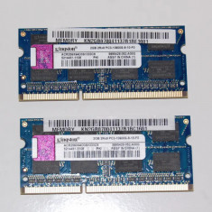 4GB DDR3 kingston kit 2x 2GB RAM LAPTOP PC3-10600S-9-10-f0