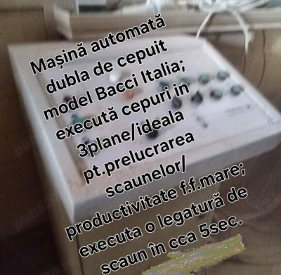 Masina automata de cepuit foto