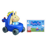 Peppa Pig masina Buggy si figurina iepurasul Rebecca, Hasbro