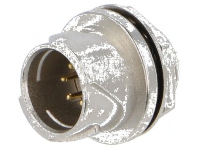 Conector circular LF 6 pini soclu tată 2A 300VAC foto