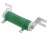 Rezistor Bobinat ROYAL OHM 100&Omega; 25W &plusmn;5% &Oslash;22x60mm Montaj prin 2 Orificii