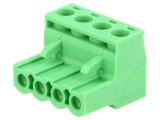 Regletă Conexiuni Deconectabilă 5,08mm 4 Piste Drept Mufă