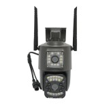 Camera de supraveghere lentila duala 4G, P2P 1080P, PTZ cu senzor de miscare, detectie umana si aplicatie V380 Pro