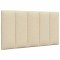vidaXL Pernă pentru tăblie de pat, crem, 90 cm, material textil 4019147