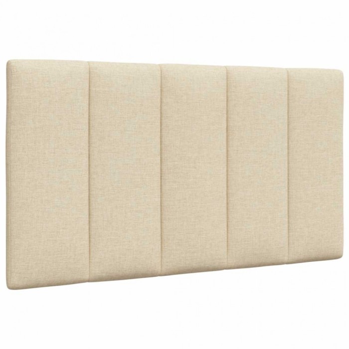 vidaXL Pernă pentru tăblie de pat, crem, 90 cm, material textil
