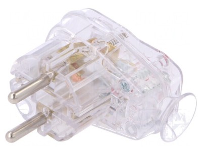 Conector Alimentare AC Tată 250V 16A Cablu foto