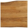 VidaXL Blat masă cu margini, 40x40x3,8 cm, lemn masiv mango 370774