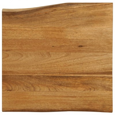 Blat Masa 80x80x2,5 cm Live Edge Lemn Masiv Mango foto