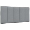 VidaXL Pernă tăblie de pat, Hanko, gri deschis, 100 cm, material textil 4019149