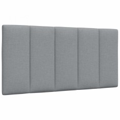 vidaXL Pernă tăblie de pat, Hanko, gri deschis, 100 cm, material textil 4019149