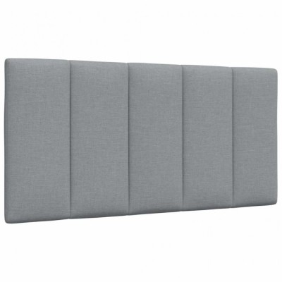 vidaXL Pernă tăblie de pat, gri deschis, 100 cm, material textil foto