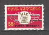 Romania.1972 50 ani UIC ZR.451, Nestampilat