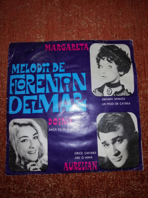 Melodii De Florentin Delmar Andreescu Paslaru Spataru single vinil vinyl 7&amp;rdquo; foto