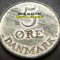 Moneda 5 ORE - DANEMARCA, anul 1955 *cod 3649 = A.UNC + EROARE SURPLUS!