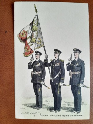 Desen Drapeau descadre legere de defense, 1935 foto