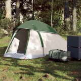 VidaXL Cort de camping cupolă pentru 1 persoană, verde, impermeabil