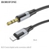 Cablu Audio Borofone BL19, Jack 3.5mm la Lightning, 1 Metru, Negru