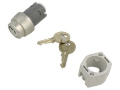 Comutator rotativ cu cheie 22mm EAO Poz.i stabil 2 argintie fără