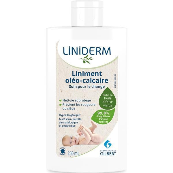 Lotiune pentru Bebelusi, Gilbert, Liniment, Oleo-Calcaroasa, pentru Reducerea Iritatiei Scutecului,