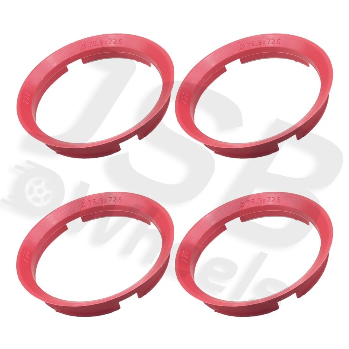 Set inele de centrare ghidaj jante noi 76.9-72.6 mm BMW