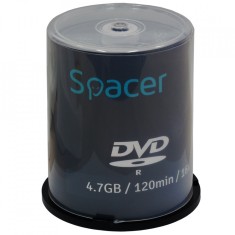DVD-R SPACER 4.7GB, 120min, viteza 16x, 100 buc, spindle, &amp;quot;DVDR100&amp;quot; foto