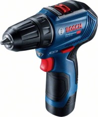 Bosch GSR 12V-30 Masina de gaurit si insurubat cu acumulator + 2xAcumulatori GBA 12V, 2.0Ah + Incarcator GAL 12V-40 + Valiza profesionala ProAdvanced