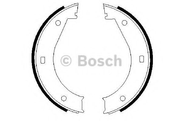 Set saboti frana, frana de mana BMW Seria 3 Cabriolet (E36) (1993 - 1999) BOSCH 0 986 487 211