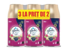 Pachet rezerve odorizant aer cu actiune continua pentru camera Glade Automatic Spray, Relaxing Zen, 3 x 269 ml
