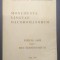 MONUMENTA LINGUAE DACOROMANORUM - BIBLIA 1688 PARS V - ION CAPROSU - DEDICATIE