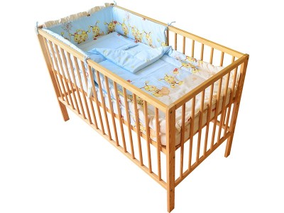 Lenjerie MyKids Albinuta Albastru 4 Piese 140x70 GreatGoods Plaything foto