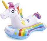 Saltea gonflabila, Intex, Ride-on, Unicorn, 163 x 86 cm, 57552