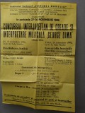 Bnk div Afis Concursul interjudetean George Dima - Cluj Napoca 1986