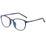 Ochelari rotunzi unisex protectie lumina albastra pentru calculator, albastru, F2822