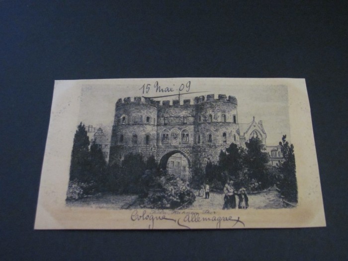 Carte Poștală Vintage Germania - Castel Medieval K&ouml;ln
