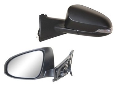 Oglinda exterioara Toyota Yaris, 07.2014-; Yaris, 05.2017- , Stanga, reglare electrica; grunduit; incalzita; geam convex; cromat; 7 pini; cu semnaliz foto