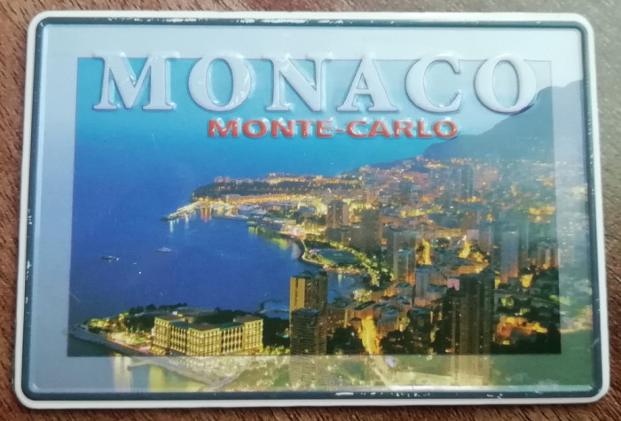 M3 C2 - Magnet de frigider - tematica turism - Monaco 2