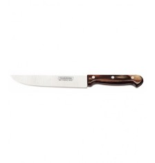 Cutit de bucatarie Tramontina Polywood, inox, lama 177 mm, maner din lemn ProChef Cookware foto