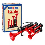 Cumpara ieftin Claxon Pneumatic cu 5 Trompete 24V Super Resonant Air Dadan pentru Camion, TIR si Autobuz, 125 dB, 3-10 Bar