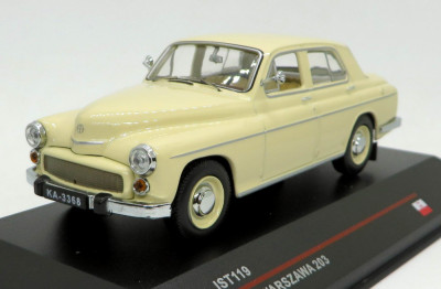 IST Models Warsawa 203 sedan ( beige ) 1964 1:43 foto