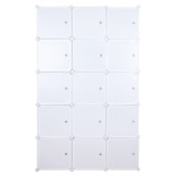 Cumpara ieftin Dulap modular plastic alb Zalvo 111x46x185 cm