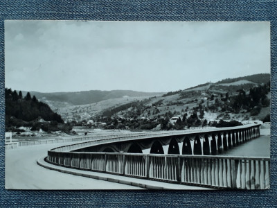 647 - Bicaz, Viaductul de la Poiana Teiului / Vedere/RPR carte postala circulata foto