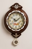 Cumpara ieftin 🕰️ Ceas de Perete M.Time Seranel &ndash; Design Baroc cu Pendul | 42x31cm
