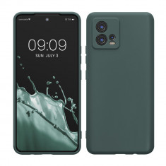 Husa kwmobile pentru Motorola Moto G72, Silicon, Verde, 60342.171