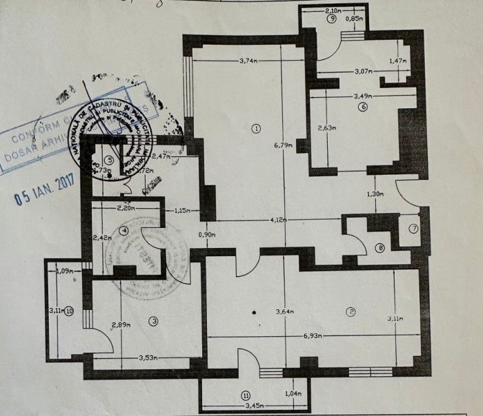 Apartament 3 camere, decomandat, in Mioveni, jud. Arges