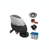 Masina pentru spalat si aspirat pardoseli LAVOR Free Evo 50B cu tractiune mecanica, productivitate 2000 mp/h, tensiune 24V