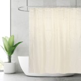 Cumpara ieftin Perdea de dus Jacquard poliester 180&times;200 cm bej