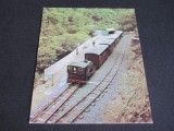 Calea Ferată Talyllyn, Stația Nant Gwernol, Locomotivă cu Abur pe Linie &Icirc;ngustă . Ilustrată Temă Feroviară de Colecție
